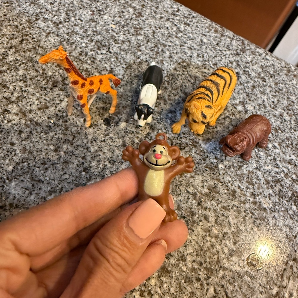 Animal Figurine Set - set of 5 mini